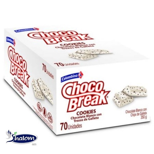 [EC529] Chocobreak Cookies Plegadiza *70Un