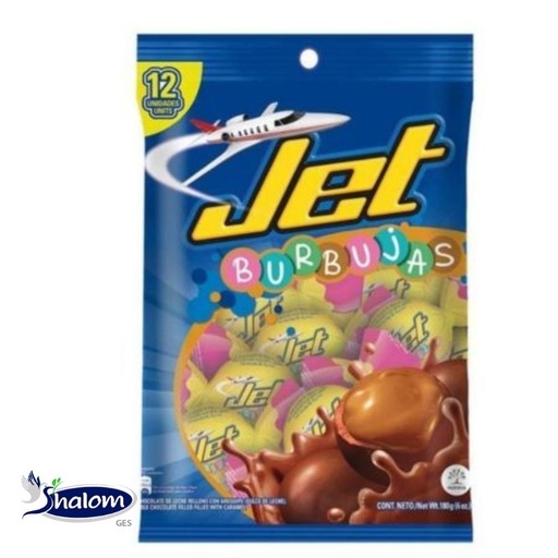 [EC540] BURBUJAS DE CHOCOLATE JET X14GR - PAQUETEX12