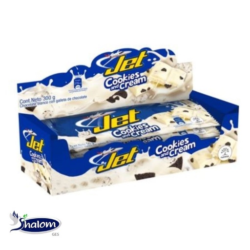 [EC544] Choco Jet Cookies And Cream *6Und*50Gr