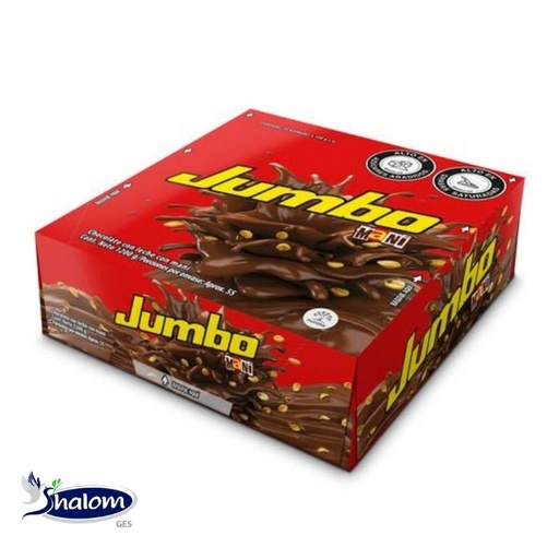 [EC552] CHOCOLATINA CON MANI JUMBO JET X90GR - CAJAX12
