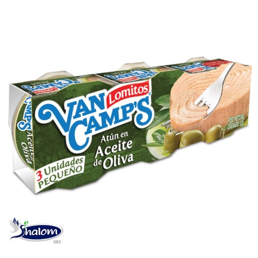 [EC222] Atun Van Camps Aceite Oliva Tripack 80Gr
