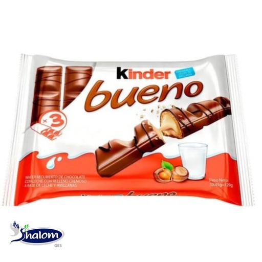 [EC617] Chocolatina Kinder Bueno Tableta *3