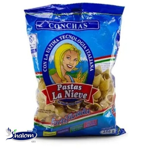 [EC1923] Pasta La Nieve Conchas *250Gr