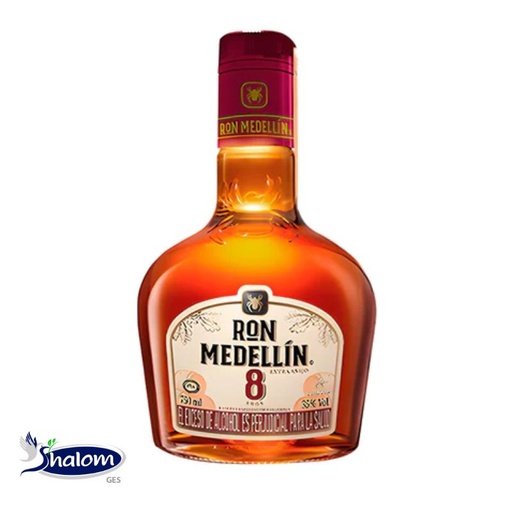 [EC2050] Ron Medellin  Añejo 8 Años *750Ml