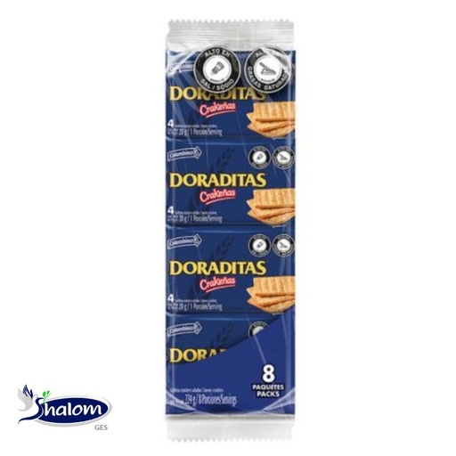[EC1295] Galleta Crakeñas Doraditas *8Un*28Gr