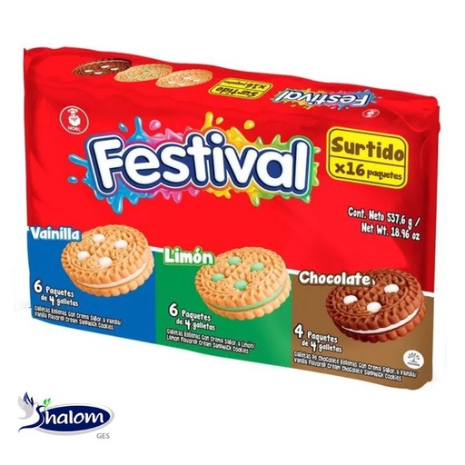 [EC1326] Galleta Festival Surtida *6Un