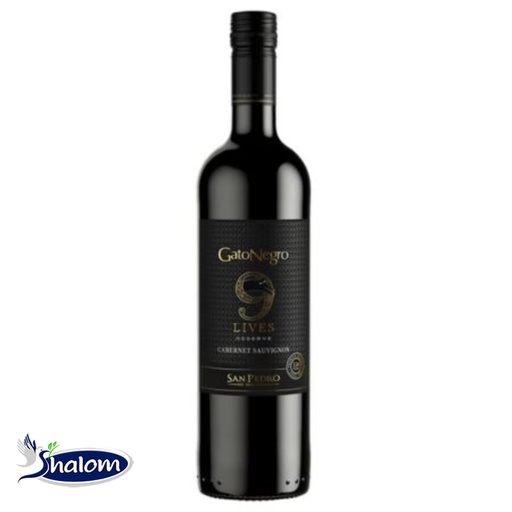 [EC2703] Vino Gato Reserva 9 Vidas Carmenere *750Ml