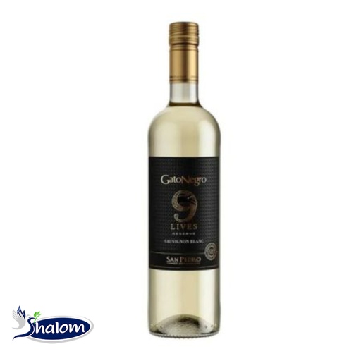 [EC2704] Vino Gato Reserva 9 Vidas Sauvignon Blanco *750Ml