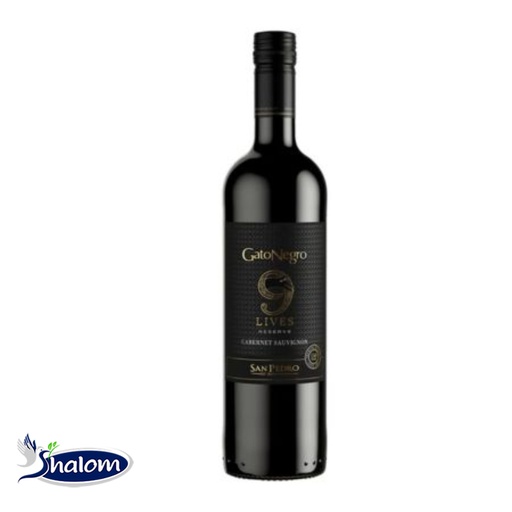 [EC3534] Vino Gato Reserva 9 Vidas Cabernet Sauvignon *750Ml