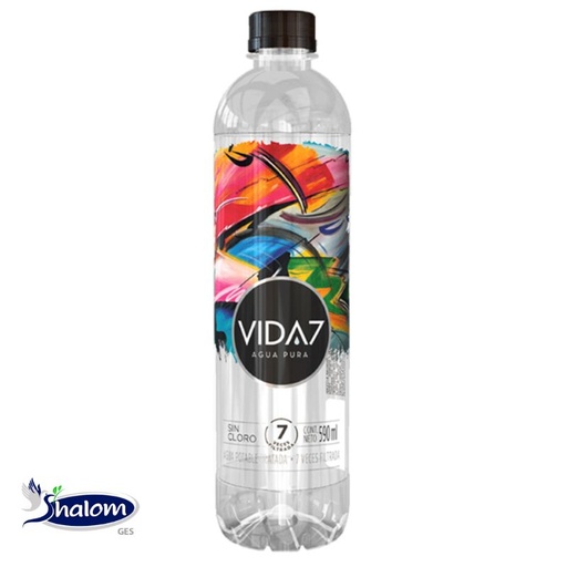 [EC10807] Agua Vida 7  *590Ml x 6  unds  