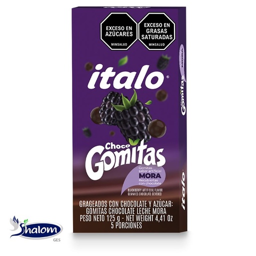 [EC10678] Gomitas Italo Choco Mora *125Grs
