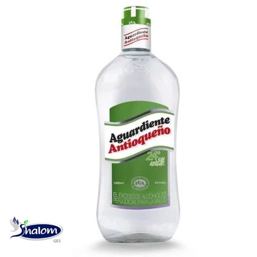 [EC5682] Aguardiente Antioqueño Verde *1000Ml
