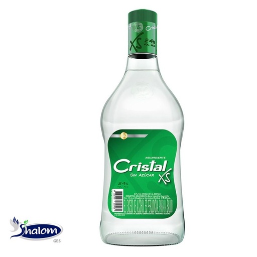 [EC9983] Aguardiente Cristal Verde XS *750Ml