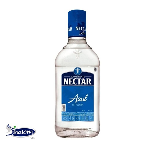 [EC1766] Aguardiente Nectar Azul Sin Azucar *375Ml