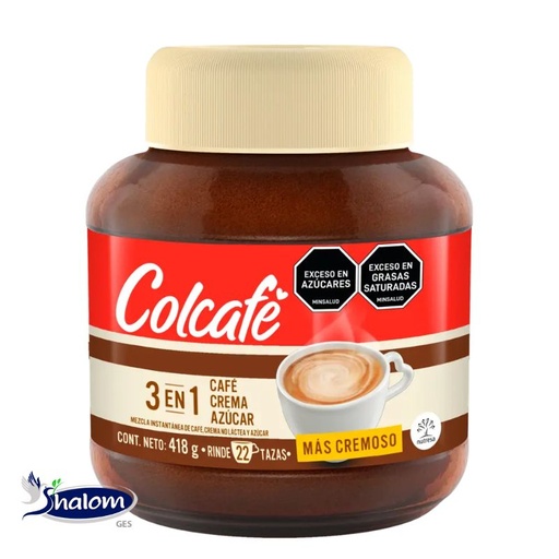 [EC10734] Cafe Colcafe 3 En 1 *418Grs