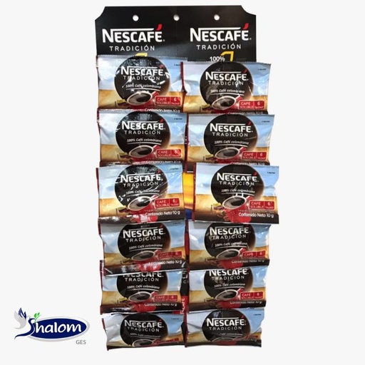 [EC3709] NESCAFE TRADICIONAL SACHET 25*12 * 10 GRS
