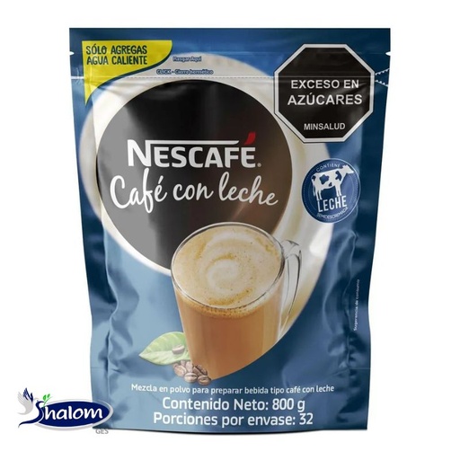 [EC10172] Nescafe Cafe Con Leche *800Grs