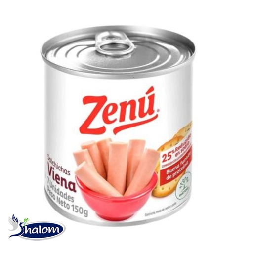 [EC2956] Salchicha Zenu Viena *150Gr