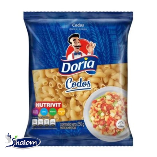[EC8909] Pasta Doria Codo *250Grs
