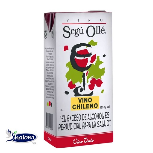 [EC3953] VINO SEGU OLLE TINTO *1000ML