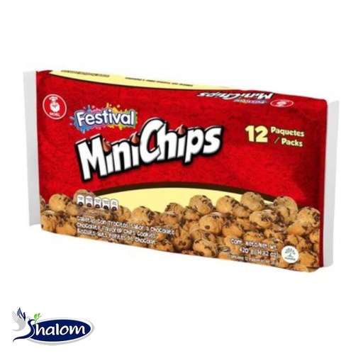 [EC1402] GALLETA MINI CHIPS X35GR  - PAQUETEX12