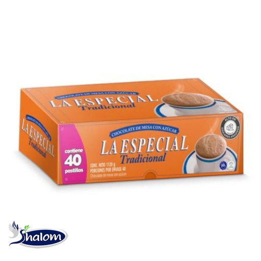 [EC3933] Chocolate Pastillado La Especial Caja *40Und