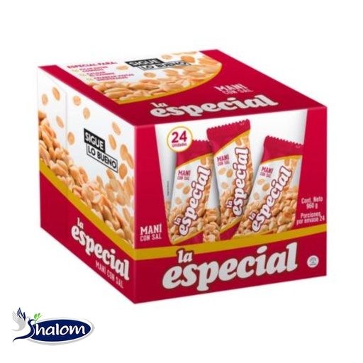 [EC4332] Mani La Especial Mezcla Sal * 24Und*40Gr