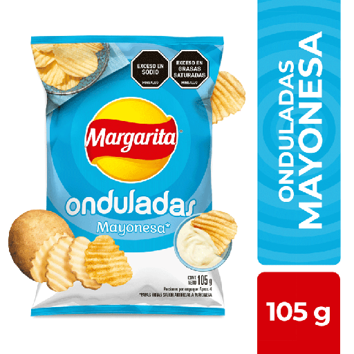 [EC4994] PAPAS MARGARITA ONDULADAS MAYONESA 105G