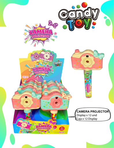 [EC] CANDY TOY CAMERA PROJECTOR - 1 UND