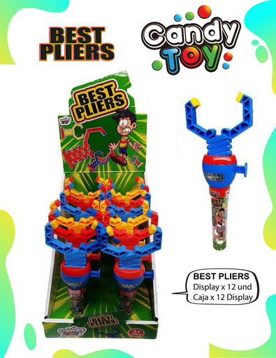 [EC] CANDY TOY BEST PLIERS - 12 UND