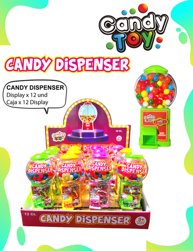 [EC] CANDY TOY CANDY DISPENSER - 12 UND