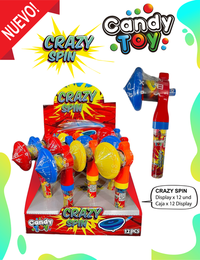 [EC] CANDY TOY CRAZY SPIN - 12 UND