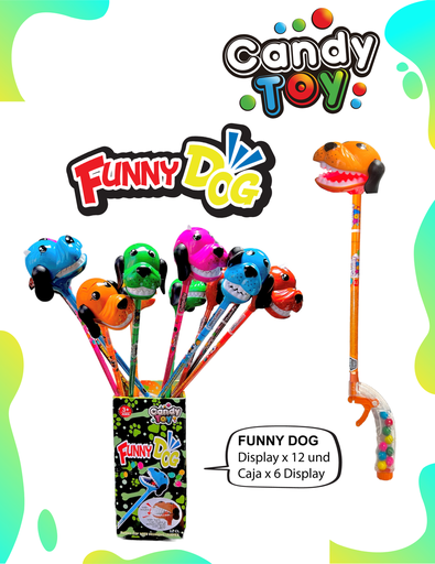 [EC] CANDY TOY FUNNY DOG - 12 UND