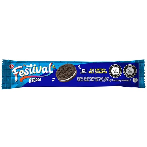 [EC1416] Galletas Festival Recreo Larga 108G