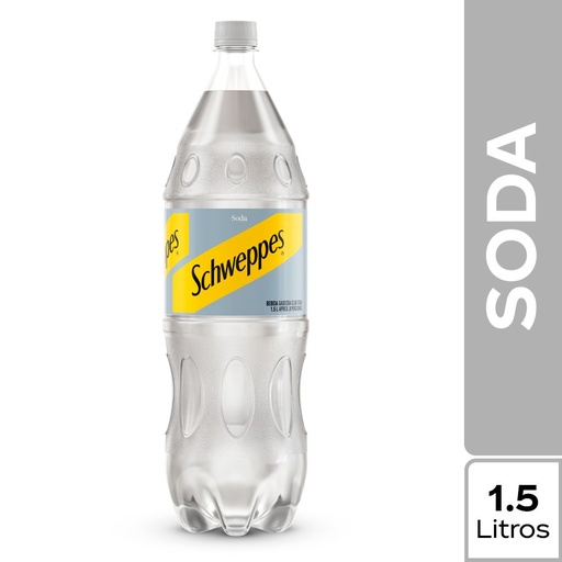 [EC1568] SCHWEPPES SODA 1,5 LT NR * 12 UNDS