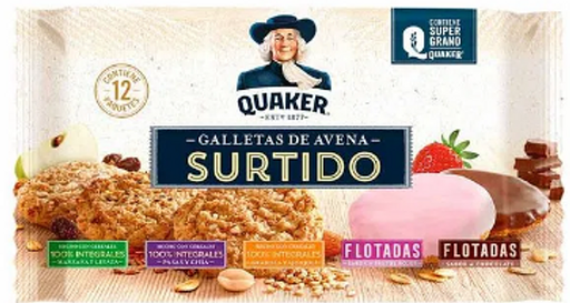 [EC1630] QUAKER AVENA SURTIDA 376G X 12