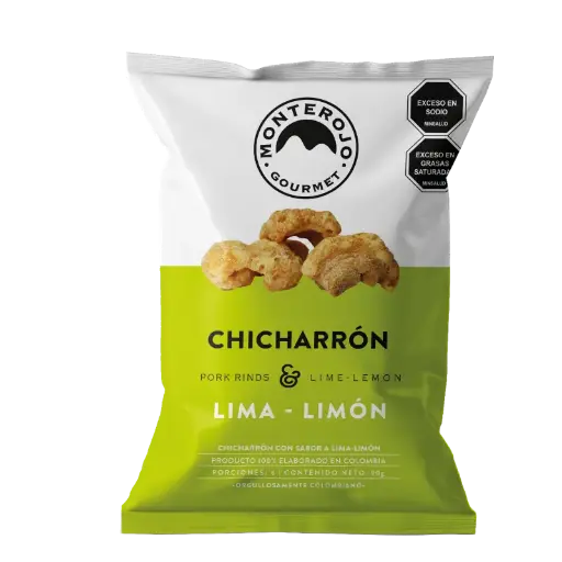 Chicharrón Carnudo Lima Limón 90 gr - Familiar
