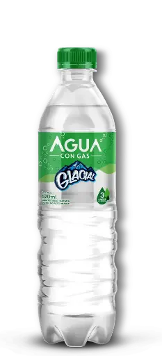 [EC18005] AGUA GLACIAL 600 ML CON GAS * 18 UND